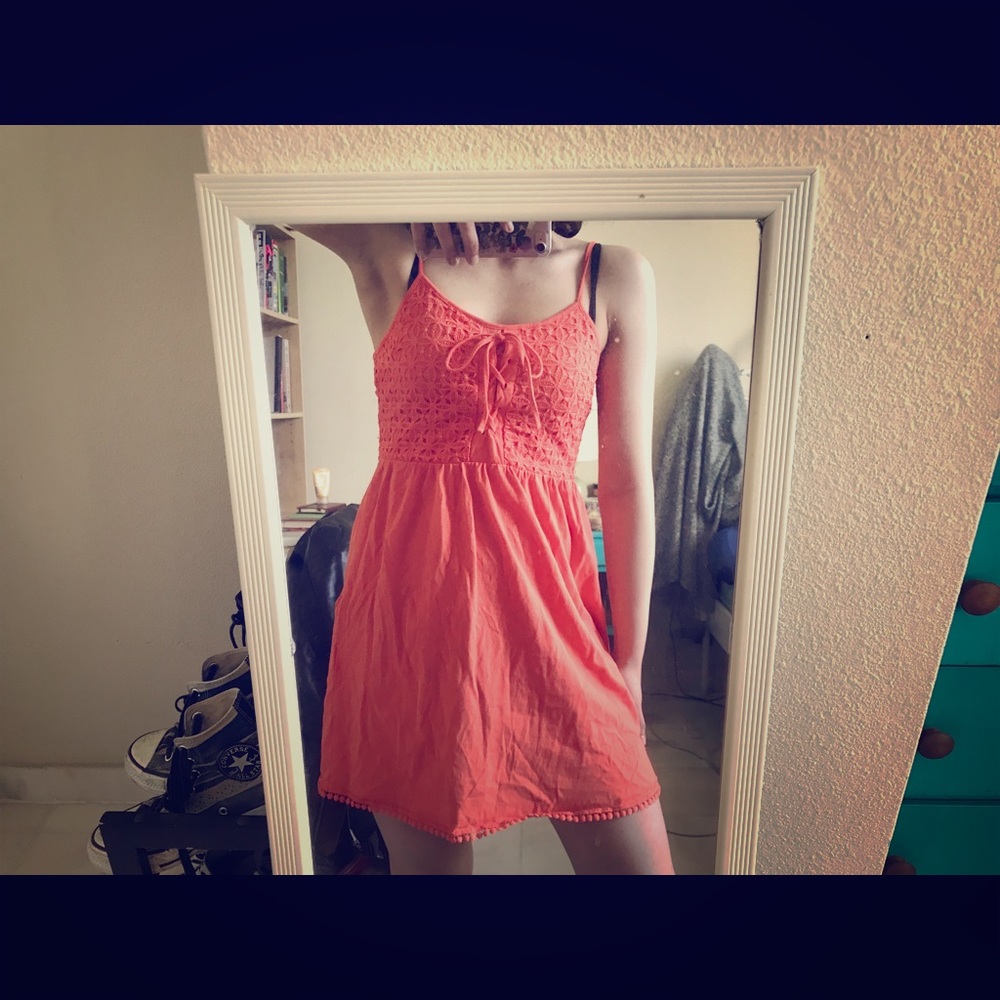 Topshop Crochet Cotton Sundress